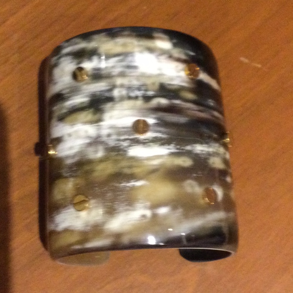 Multi-Colored Acrylic Cuff Bracelet - image 2